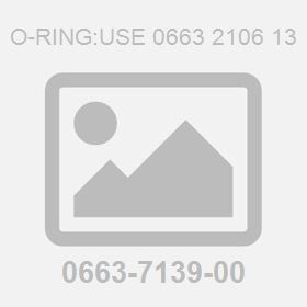 O-Ring:Use 0663 2106 13